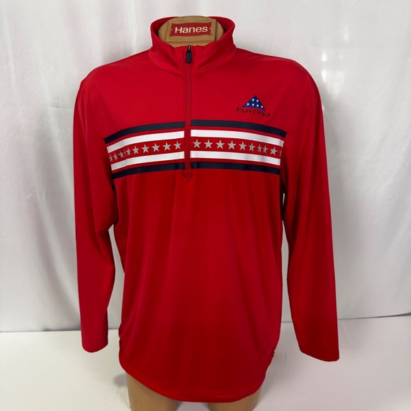 Puma Volition America Folds of Honor 1/4 Zip Pullover Mens Size L Golf Shirt - Picture 1 of 8